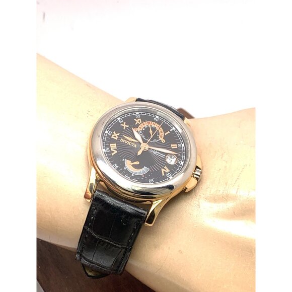 Invicta Men's Watch Limited Edition Swiss Automatic Platinum 18k Rose Gold 38mm - Picture 4 of 14